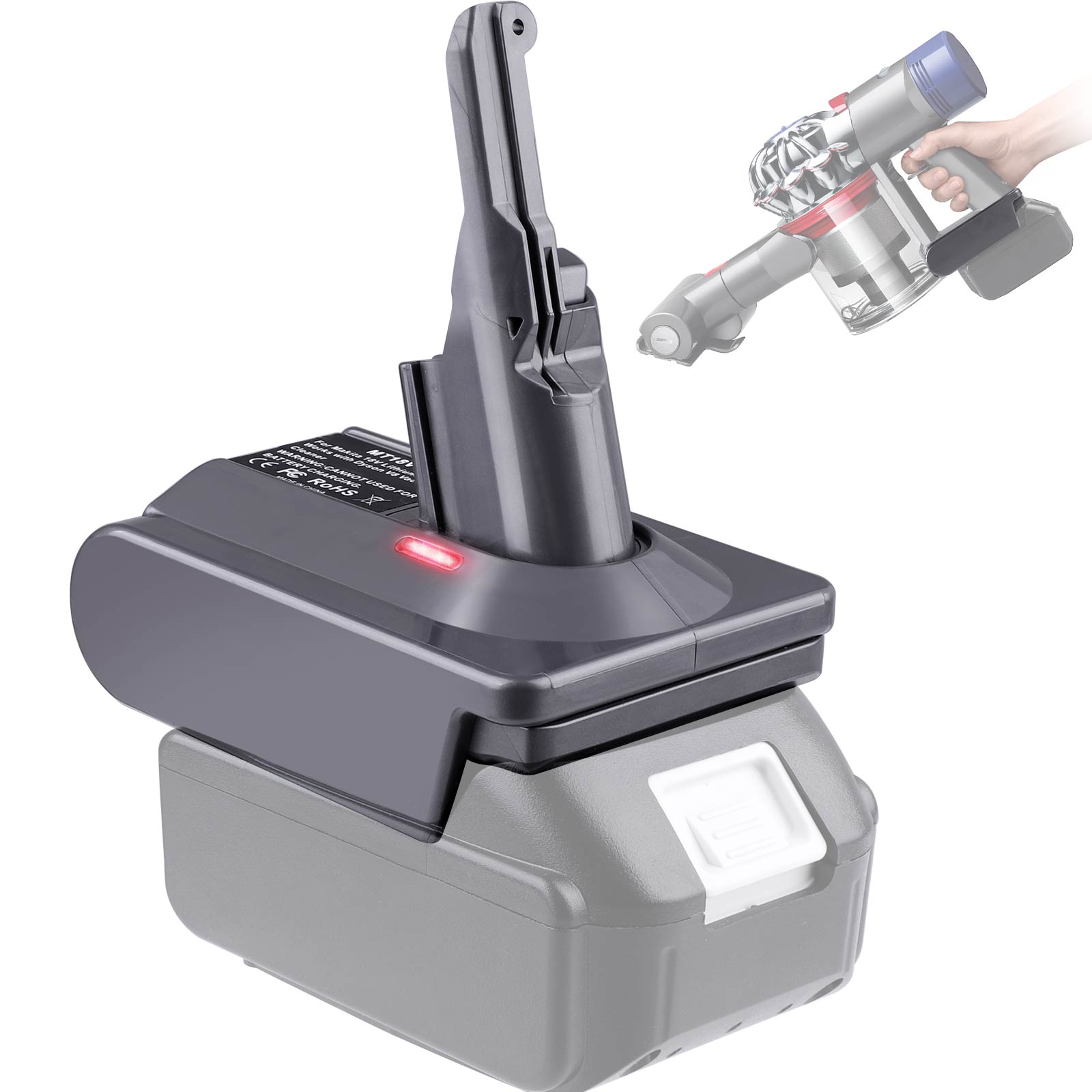 Dyson Battery Adapter Attachment For Dyson V6 V7 V8 V10 V11 Battery Adapter