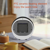 Portable Ceramic Heater Electric Ptc Fast Heating Ceramic Tip Over Overheat Protection Safe heater electric fan