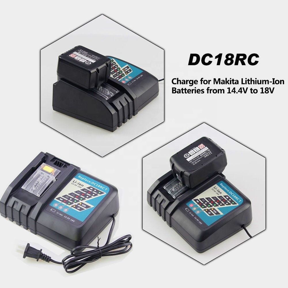 Makita 18v Lithium Battery Charger LXT® Lithium‑Ion Rapid Optimum Charger
